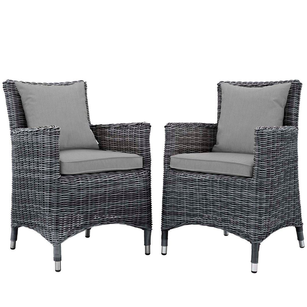 Summon 2 Piece Outdoor Patio Sunbrella¨ Dining Set by Modway