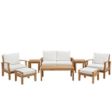 Load image into Gallery viewer, Marina 8 Piece Outdoor Patio Teak Set by Modway
