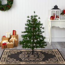 Load image into Gallery viewer, 4' Yukon Mixed Pine Artificial Christmas Tree with 366 Bendable Branches

