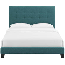 Load image into Gallery viewer, Melanie Tufted Button Upholstered Fabric Queen Platform Bed by Modway
