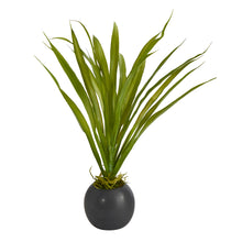 Load image into Gallery viewer, 15" Grass Artificial Plant in Decorative Planter
