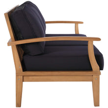 Load image into Gallery viewer, Marina Outdoor Patio Teak Sofa by Modway
