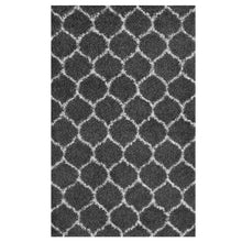 Load image into Gallery viewer, Solvea Moroccan Trellis 5x8 Shag Area Rug by Modway
