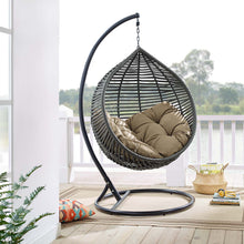 Load image into Gallery viewer, Garner Teardrop Outdoor Patio Swing Chair by Modway
