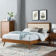 Load image into Gallery viewer, Willow Wood King Platform Bed With Splayed Legs by Modway

