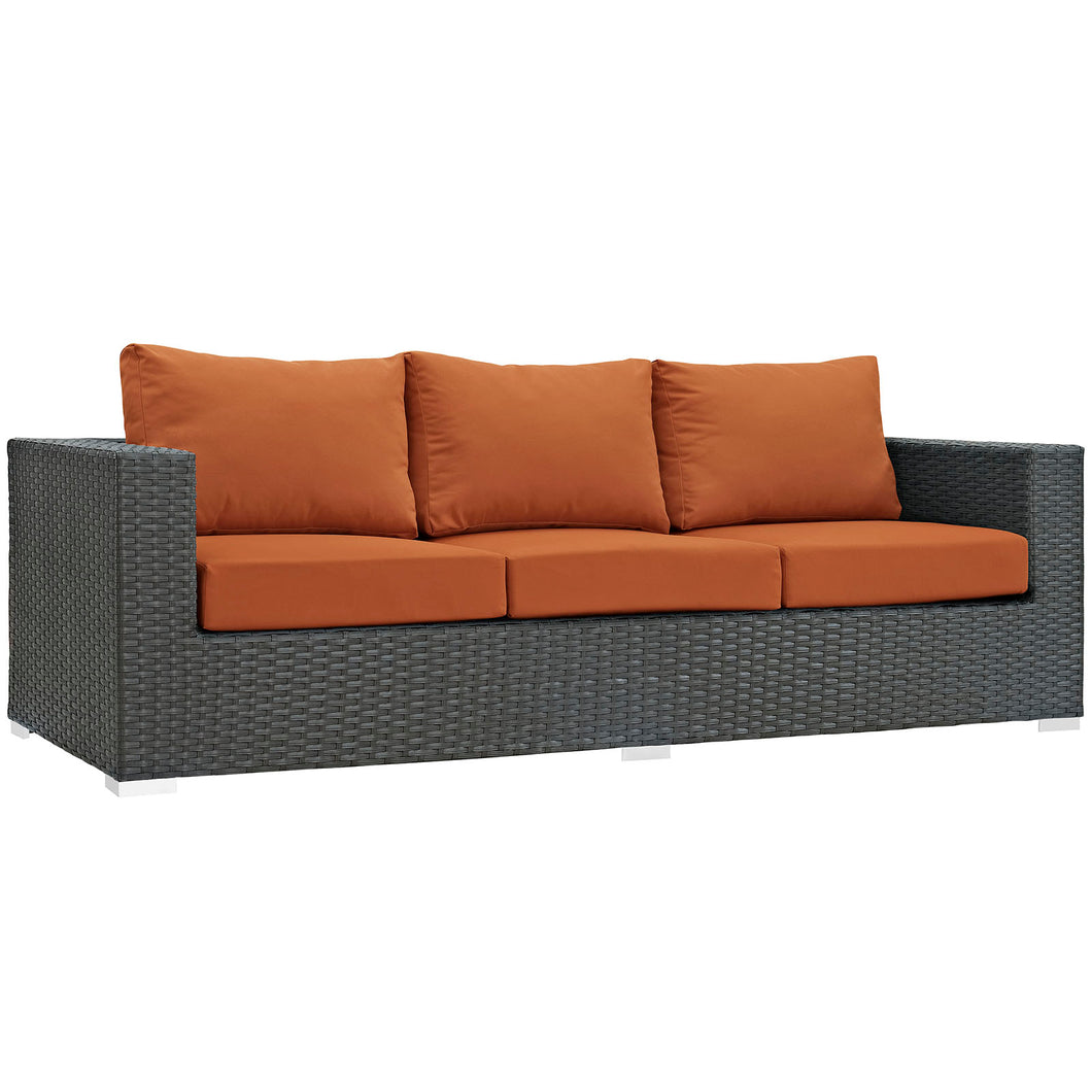 Sojourn Outdoor Patio Sunbrella¨ Sofa by Modway