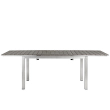 Load image into Gallery viewer, Shore Outdoor Patio Aluminum Dining Table by Modway
