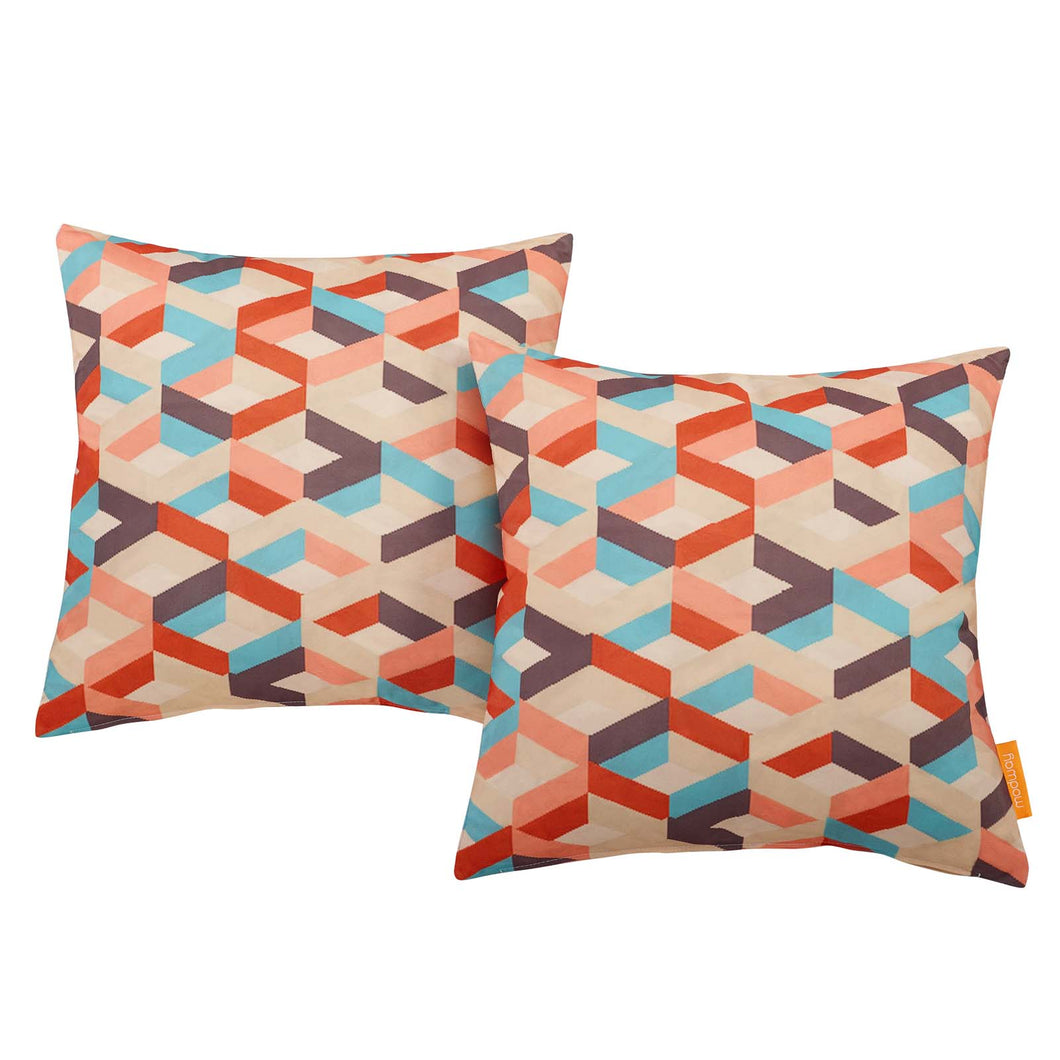 Modway 2 Piece Outdoor Patio Pillow Set by Modway