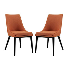 Load image into Gallery viewer, Viscount Fabric Dining Side Chair Set of 2 by Modway
