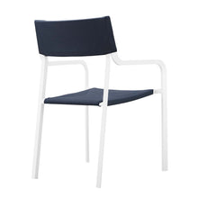 Load image into Gallery viewer, Raleigh Stackable Outdoor Patio Aluminum Dining Armchair by Modway
