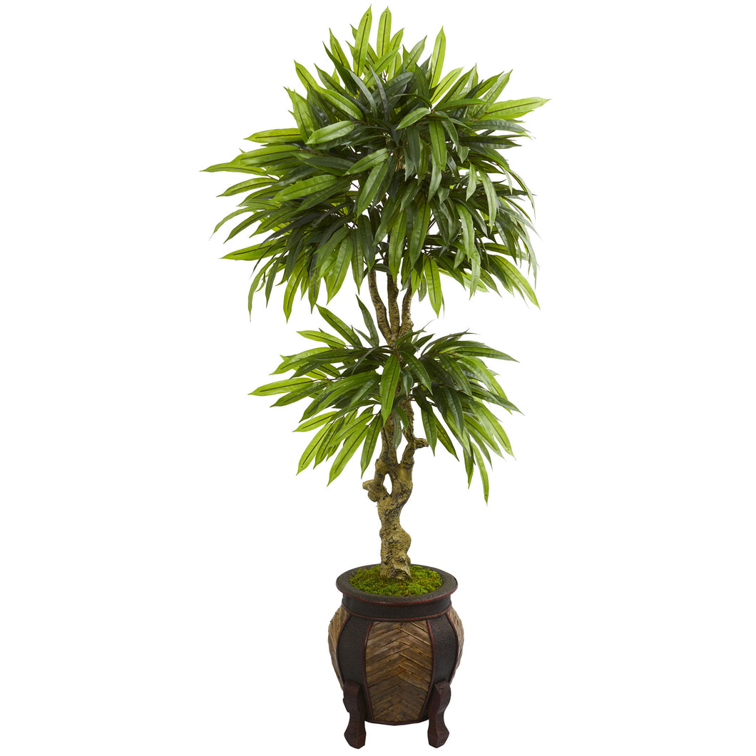 5.5' Mango Artificial Tree in Decorative Planter