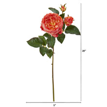 Load image into Gallery viewer, 22&quot; Rose Artificial Flower (Set of 6)
