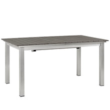 Load image into Gallery viewer, Shore Outdoor Patio Aluminum Dining Table by Modway
