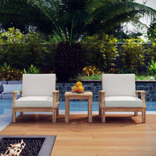 Load image into Gallery viewer, Marina 3 Piece Outdoor Patio Teak Set by Modway

