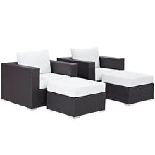 Load image into Gallery viewer, Convene 4 Piece Outdoor Patio Sectional Set by Modway
