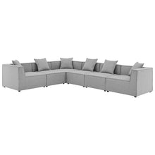 Load image into Gallery viewer, Saybrook 6-Piece Outdoor Patio Upholstered Sectional Sofa by Modway
