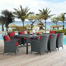 Load image into Gallery viewer, Sojourn 9 Piece Outdoor Patio Sunbrella¨ Dining Set by Modway
