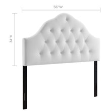 Load image into Gallery viewer, Sovereign Diamond Tufted Performance Velvet Full Headboard by Modway
