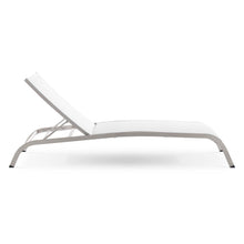 Load image into Gallery viewer, Savannah Mesh Chaise Outdoor Patio Aluminum Lounge Chair by Modway
