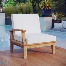 Load image into Gallery viewer, Marina Outdoor Patio Teak Left-Facing Sofa by Modway
