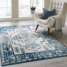 Load image into Gallery viewer, Reflect Nyssa Distressed Geometric Southwestern Aztec 5x8 Indoor/Outdoor Area Rug by Modway
