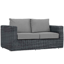 Load image into Gallery viewer, Summon Outdoor Patio Sunbrella¨ Loveseat by Modway
