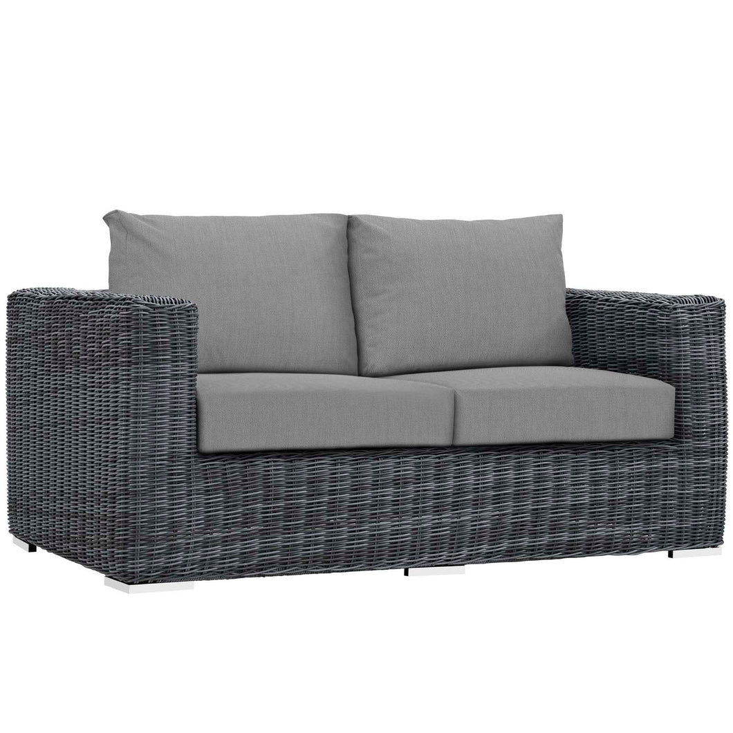 Summon Outdoor Patio Sunbrella¨ Loveseat by Modway