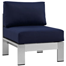 Load image into Gallery viewer, Shore 6 Piece Outdoor Patio Aluminum Sectional Sofa Set by Modway
