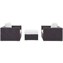 Load image into Gallery viewer, Convene 3 Piece Outdoor Patio Sofa Set by Modway
