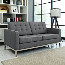 Load image into Gallery viewer, Loft Upholstered Fabric Loveseat by Modway
