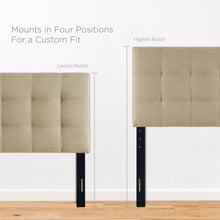 Load image into Gallery viewer, Lily Upholstered Fabric Queen Headboard by Modway
