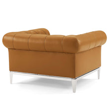 Load image into Gallery viewer, Idyll Tufted Upholstered Leather Loveseat and Armc
