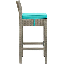 Load image into Gallery viewer, Conduit Outdoor Patio Wicker Rattan Bar Stool Set of 4 by Modway
