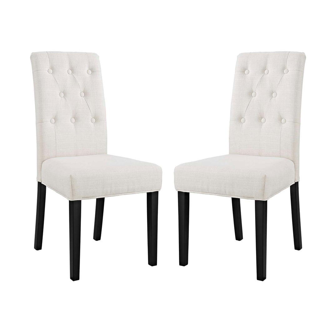Confer Fabric Dining Side Chair Set of 2 by Modway