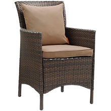 Load image into Gallery viewer, Conduit Outdoor Patio Wicker Rattan Dining Armchair by Modway
