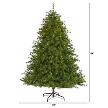 Load image into Gallery viewer, 7&#39; Colorado Mountain Pine Artificial Christmas Tree w/ 450 Clear Lights
