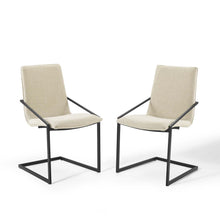 Load image into Gallery viewer, Pitch Upholstered Fabric Dining Armchair Set of 2 by Modway
