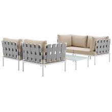 Load image into Gallery viewer, Harmony 5Piece Outdoor Patio Aluminum Sectional Sofa Set by Modway
