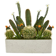 Load image into Gallery viewer, 26&quot; Succulent Garden Artificial Plant in White Planter
