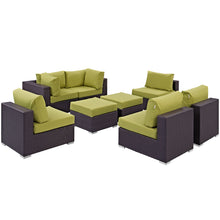 Load image into Gallery viewer, Convene 8 Piece Outdoor Patio Sectional Set by Modway
