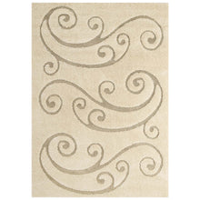 Load image into Gallery viewer, Jubilant Sprout Scrolling Vine Shag 8x10 Area Rug by Modway
