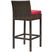 Load image into Gallery viewer, Conduit Outdoor Patio Wicker Rattan Bar Stool Set of 2 by Modway
