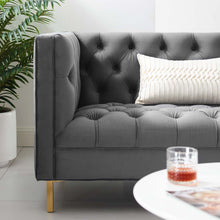 Load image into Gallery viewer, Delight Tufted Button Performance Velvet Sofa by Modway
