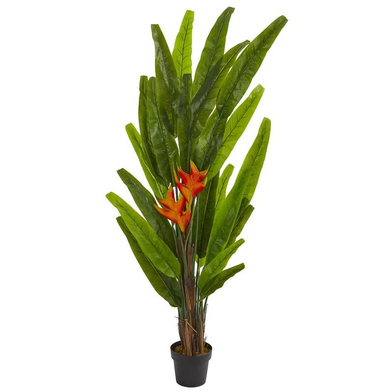 5.5' Heliconia Artificial Plant