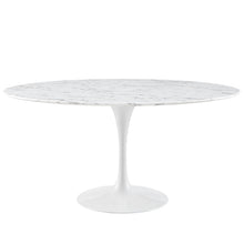Load image into Gallery viewer, Lippa 60&quot; Round Faux Marble Dining Table by Modway
