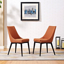 Load image into Gallery viewer, Viscount Fabric Dining Side Chair Set of 2 by Modway
