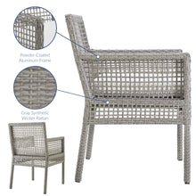 Load image into Gallery viewer, Aura Outdoor Patio Wicker Rattan Dining Armchair by Modway
