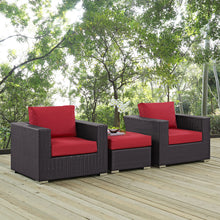 Load image into Gallery viewer, Convene 3 Piece Outdoor Patio Sofa Set by Modway
