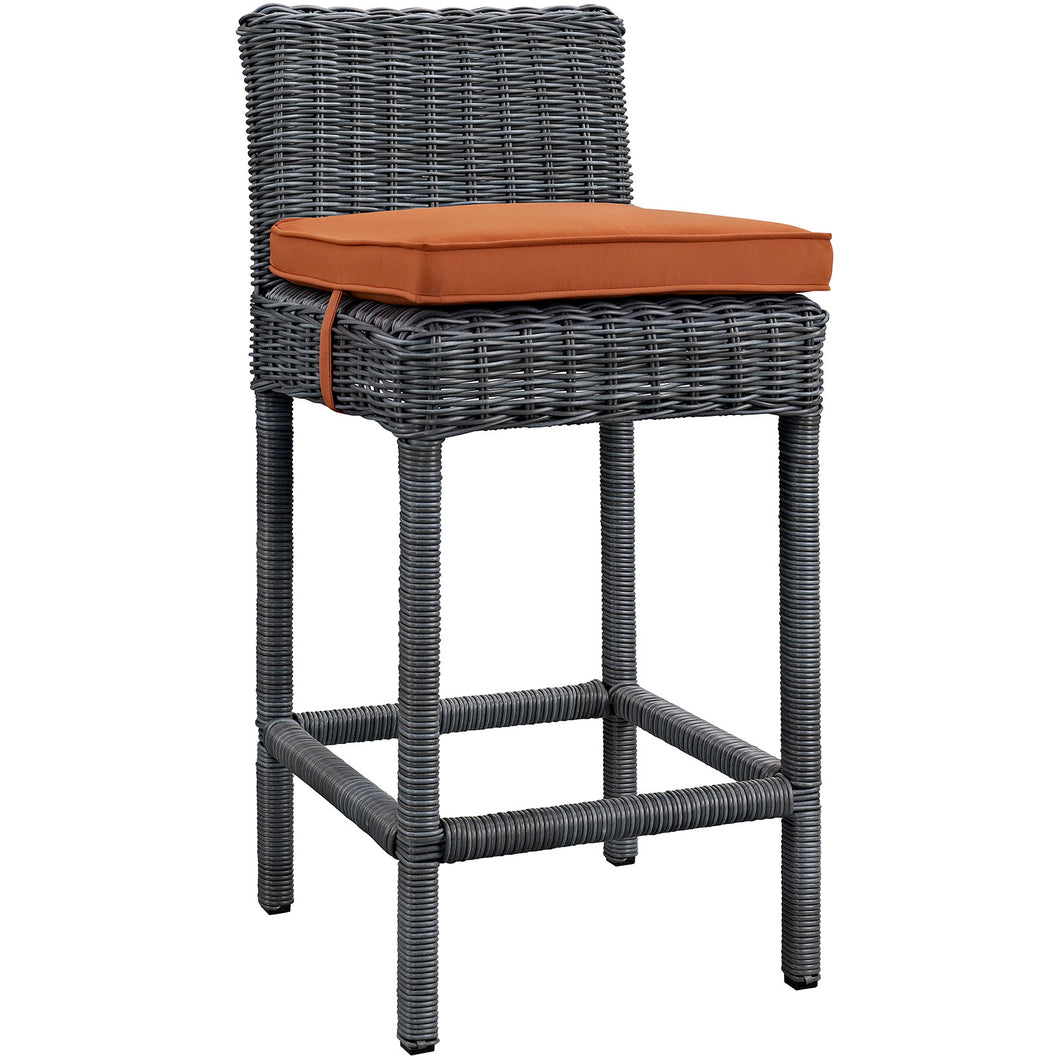 Summon Outdoor Patio Sunbrella¨ Bar Stool by Modway