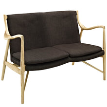 Load image into Gallery viewer, Makeshift Upholstered Fabric Loveseat by Modway
